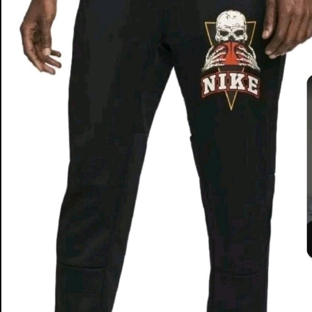 Nike Frenzy Joggers Men's Pants DR9820-010, Black/Orange med NWT